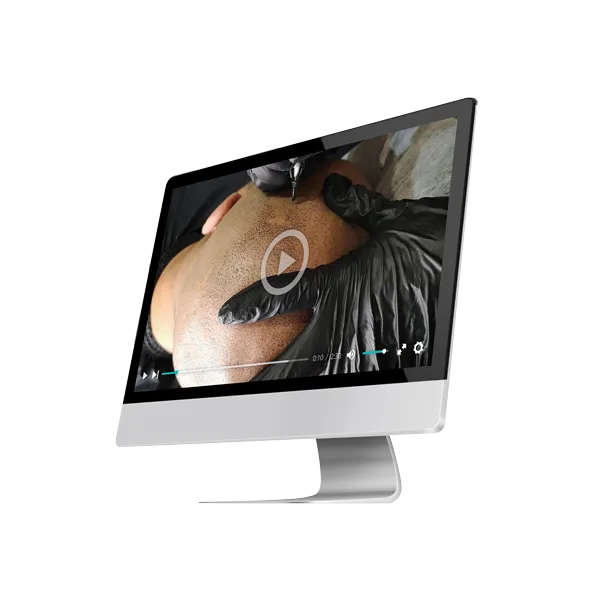 Online SMP training course shown on an iMac