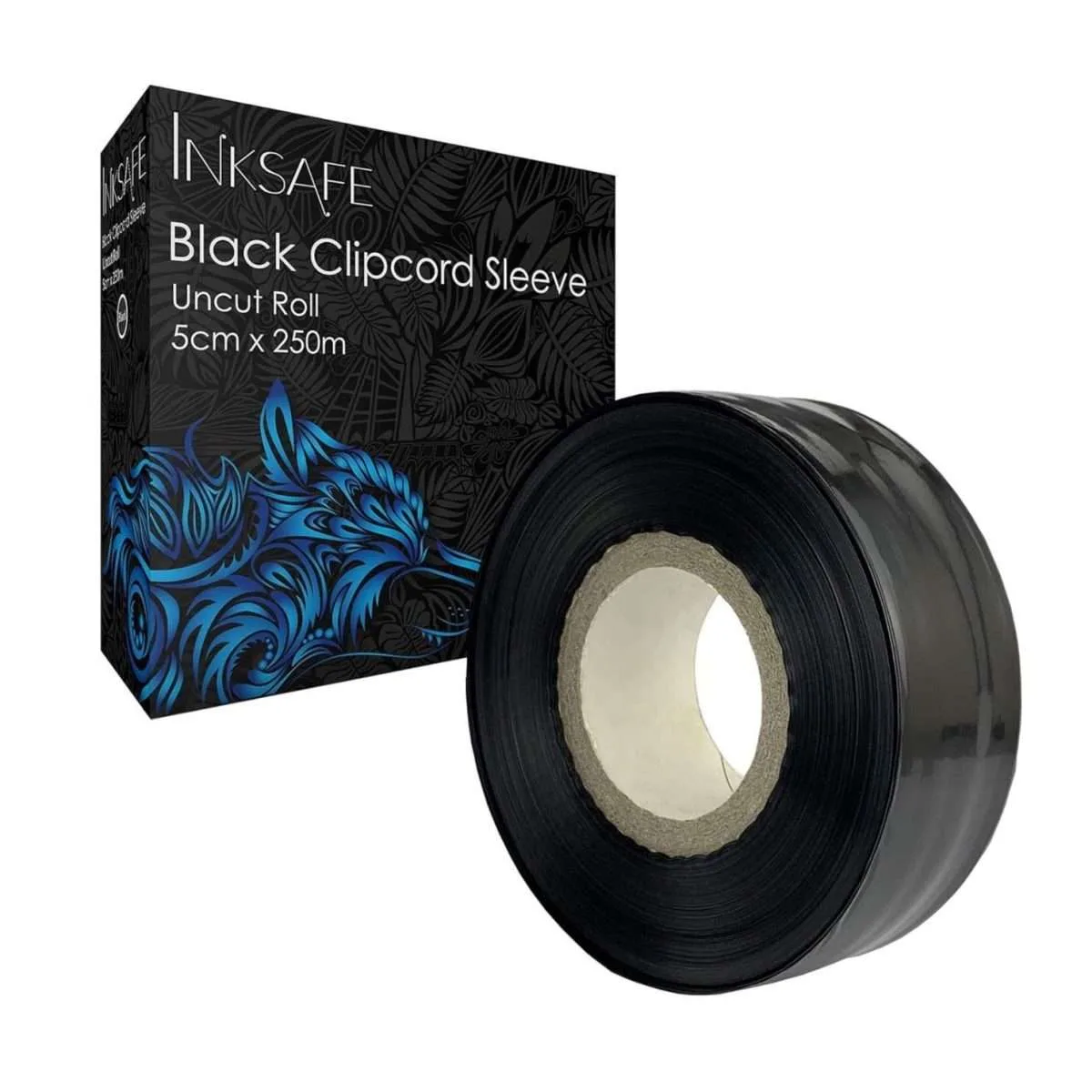 Inksafe Clipcord Sleeves Uncut Roll 5cm x 250m