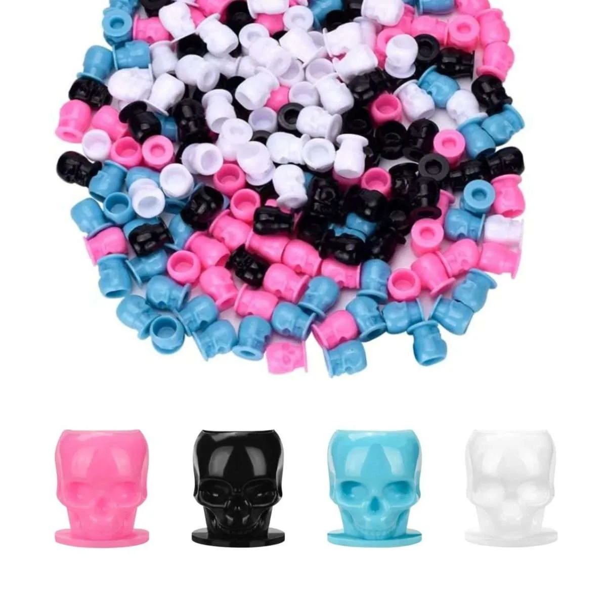 Atomus 200 Skull Tattoo Ink Cups