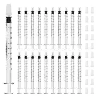 1ML Measuring Syringes - 20 Pack