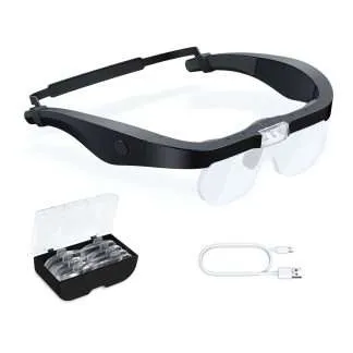 Led Magnifying Headset USB