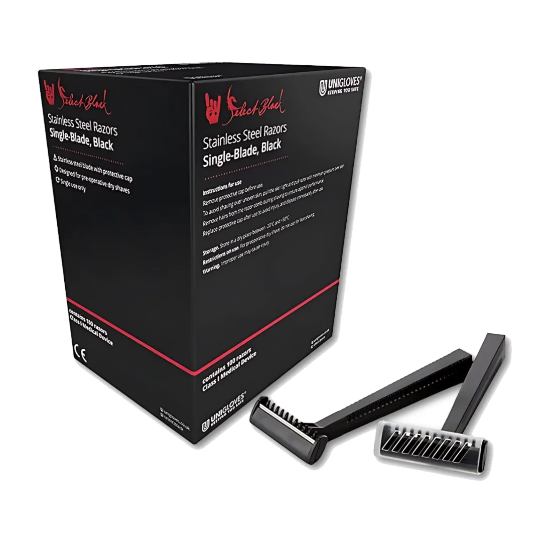 100 Unigloves Disposable Razors