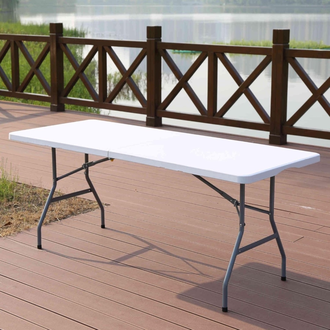 Oypla 6ft Folding Heavy Duty Trestle Table