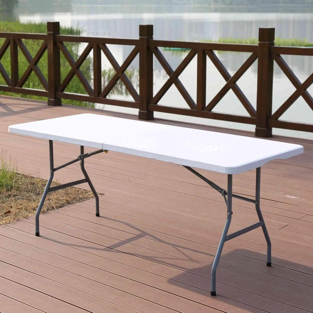 Oypla 6ft Folding Heavy Duty Trestle Table