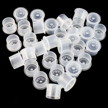 300 Tattoo Ink Cups 14mm - Non Spill