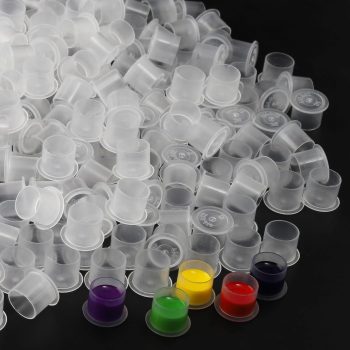 1000 Tattoo Ink Cups 14mm – Non Spill
