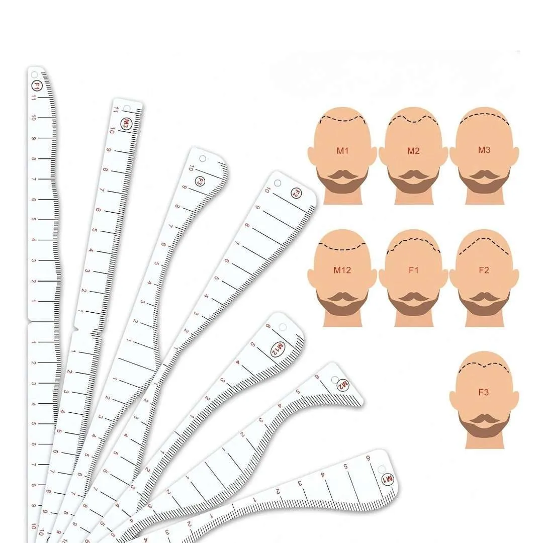 Hairline Design Stencil Set