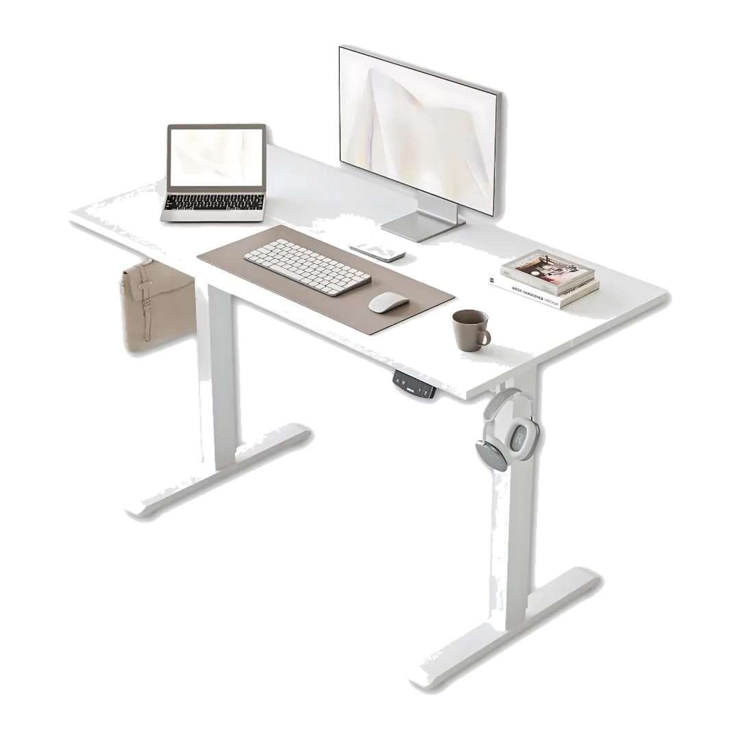 Electric Standing Desk - White